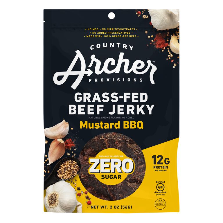 Country Archer Zero Sugar Mustard BBQ Beef Jerky image number 1