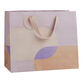 Large Wide Rose, Tan And Peach Abstract Gift Bag image number 0