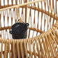 Faux Wicker Rechargeable LED Floor Lamp With Metal Stand image number 4
