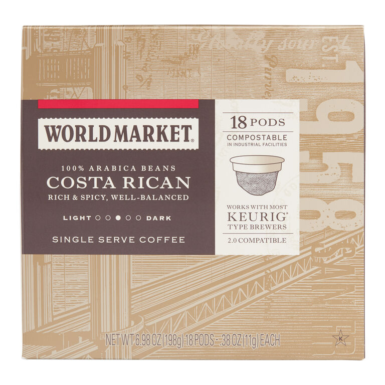 World Market® Costa Rican Tarrazu Coffee Pods 18 Count image number 1