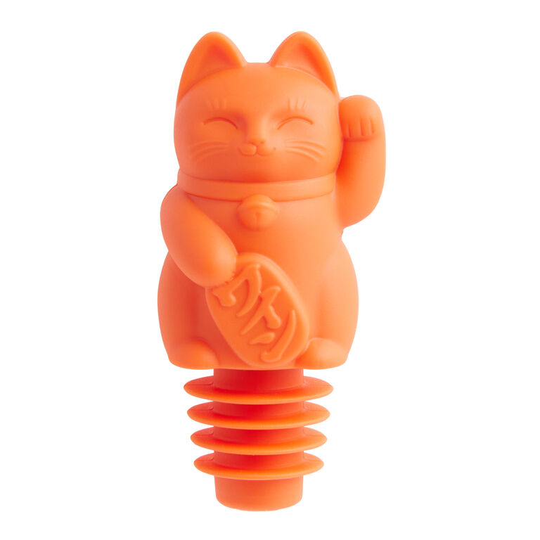 Fred Lucky Cat Bottle Stopper image number 2