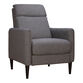 Clinton Charcoal Gray Upholstered Recliner image number 0