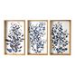 Blue Branches Framed Canvas Wall Art 3 Piece image number 0