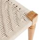 CRAFT Malaki Handwoven Ivory Rope and Wood Bench image number 2