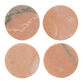 Round Pink Marble Coasters 4 Pack image number 0
