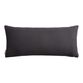 Extra Wide Ivory Checkered Lumbar Pillow image number 1