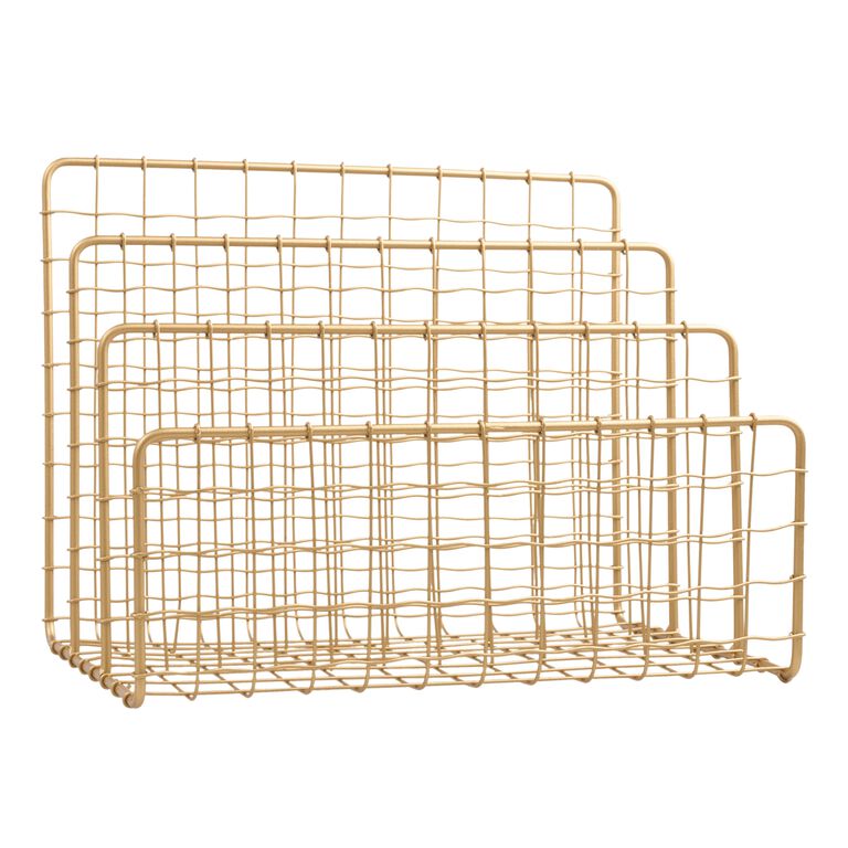 Antonia Gold Wire File Holder image number 1