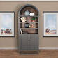 Bramcote Tall Mahogany Wood Arched Display Cabinet image number 4