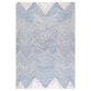 Destin Blue And White Chevron Indoor Outdoor Rug image number 0