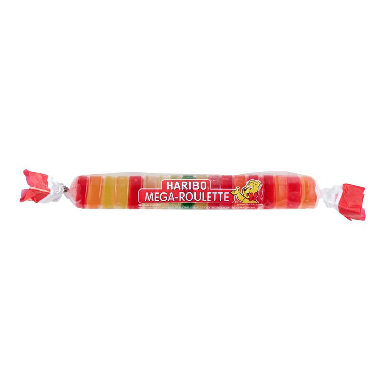 Haribo Mega Roulette Gummy Candy Roll Set of 12 image number 1