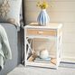 Celia Natural Rattan Nightstand With Drawer image number 1