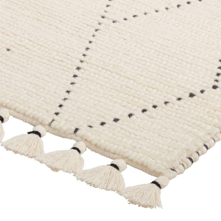Logan Ivory Moroccan Style Wool Area Rug image number 3