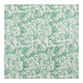 Green And White Screen Print Floral Napkin Set of 4 image number 1
