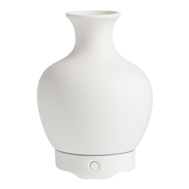 White Ceramic Aromatherapy Ultrasonic Diffuser image number 1