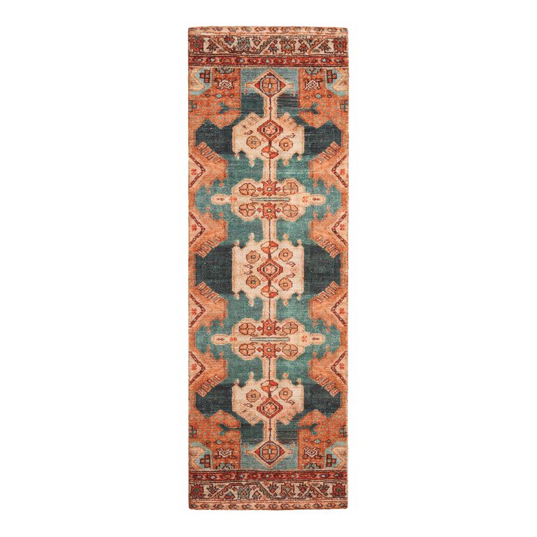 Zara Coral Persian Style Area Rug image number 3