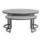 Zanotti Gray and Charcoal Outdoor Nesting Tables 2 Piece Set image number 2