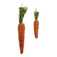 Orange Natural Fiber Woven Carrot Decor image number 0