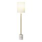 Quinn Marble And Brass Telescoping Floor Lamp image number 2