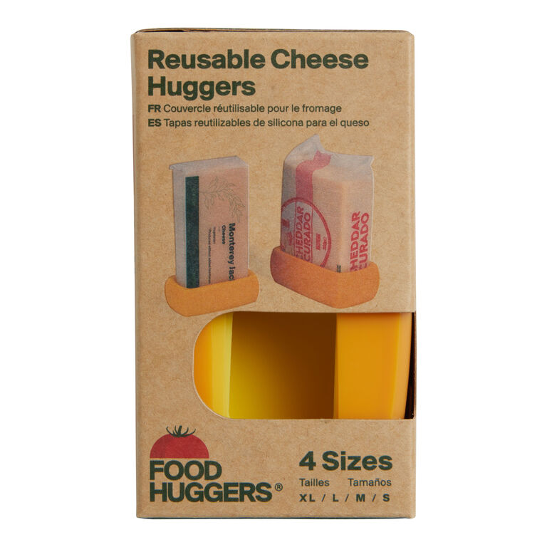 Food Huggers Silicone Cheese Savers 4 Piece Set image number 3