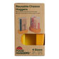 Food Huggers Silicone Cheese Savers 4 Piece Set image number 2
