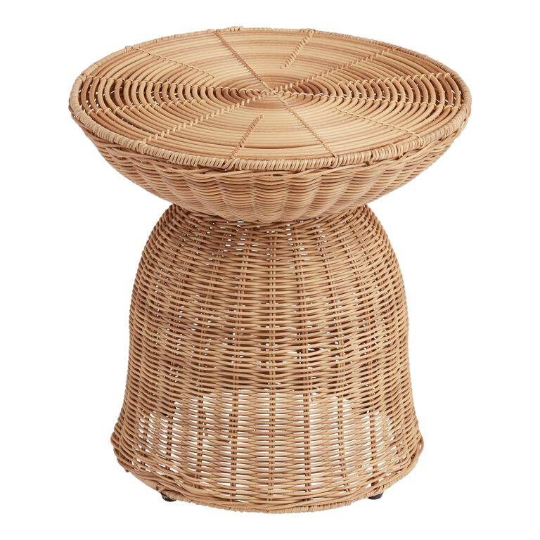Raelyn All Weather Wicker Outdoor End Table image number 1