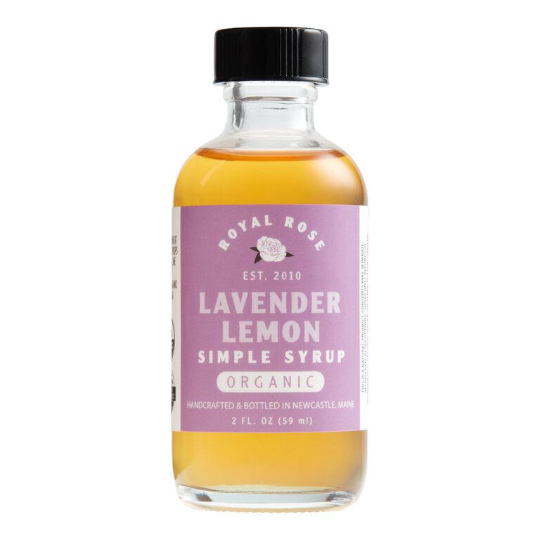 Mini Royal Rose Lavender Lemon Simple Syrup Set Of 2 image number 1