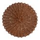 Round Brown Faux Rattan Wipe Off Placemat image number 0