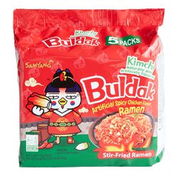 Samyang Buldak Kimchi Spicy Chicken Ramen Noodles 5 Pack