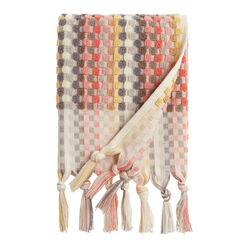 Finlay Multicolor Woven Sculpted Dot Hand Towel