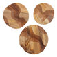 Mango Wood Engraved Disc Wall Decor 3 Piece image number 0