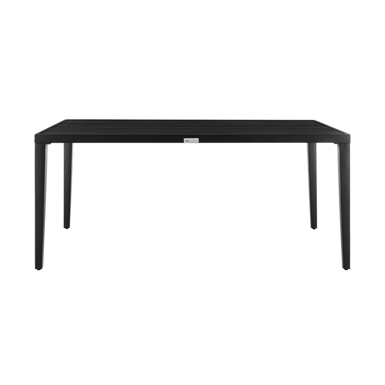 Lamia Black Metal Outdoor Dining Table image number 3