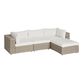 Santiago Gray Wicker Modular Outdoor Sectional Collection image number 0