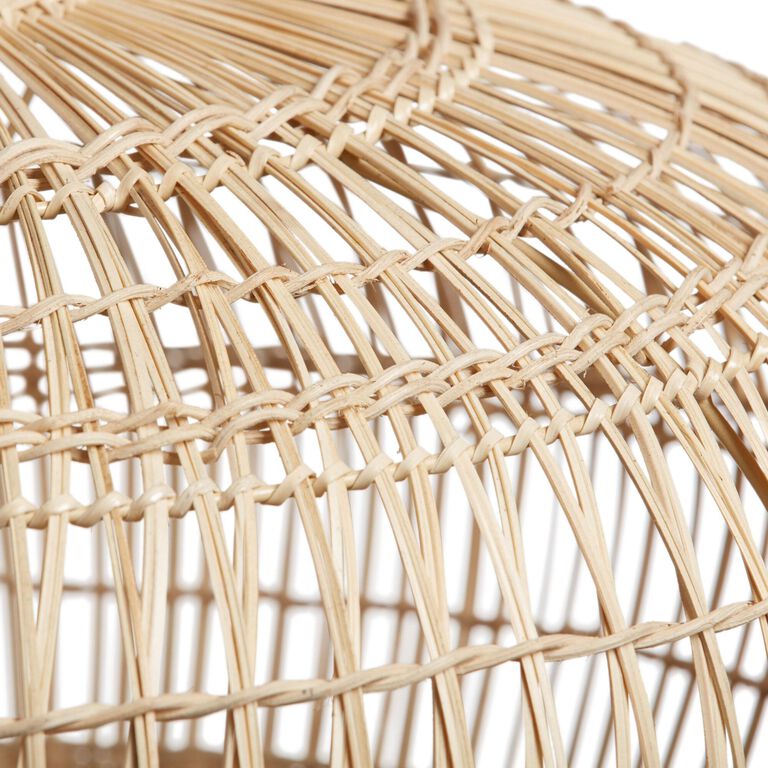Bamboo Open Weave Orb Pendant Shade image number 3