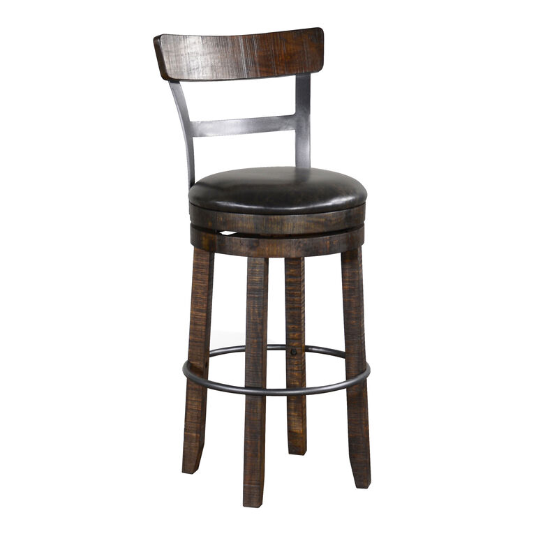 Hawes Mahogany And Metal Pub Dining Collection image number 2