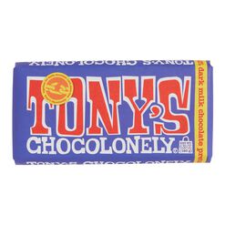 Tonys Chocolonely Pretzel Toffee Dark Milk Chocolate Bar