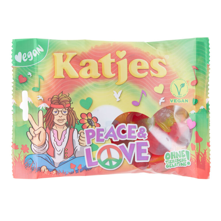 Katjes Peace & Love Fruit Gummy Candy image number 1