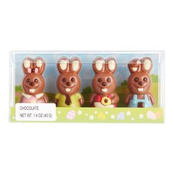 Weibler Mini Chocolate Bunny Family 4 Piece