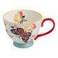 Multicolor Floral Butterfly Hand Painted Ceramic Mug image number 0