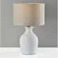 Bazely Textured Ceramic Jug Table Lamp image number 2