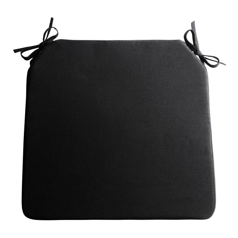 Black Bistro Chair Cushion image number 1