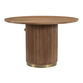 Imani Round Mango Wood Fluted Dining Table With Storage image number 1