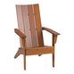 Modern Slatted Wood Adirondack Chair image number 0