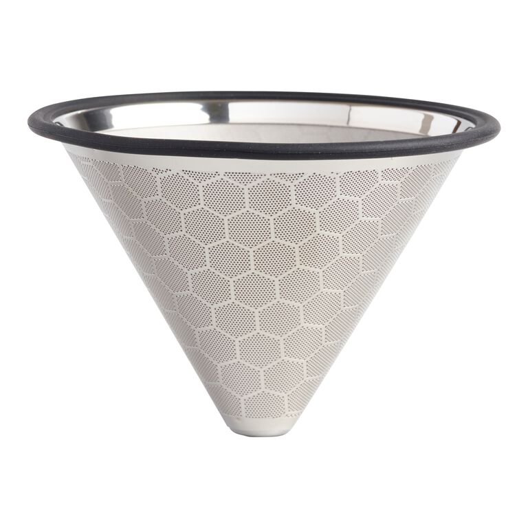 Stainless Steel Cone Pour Over Coffee Filter image number 1