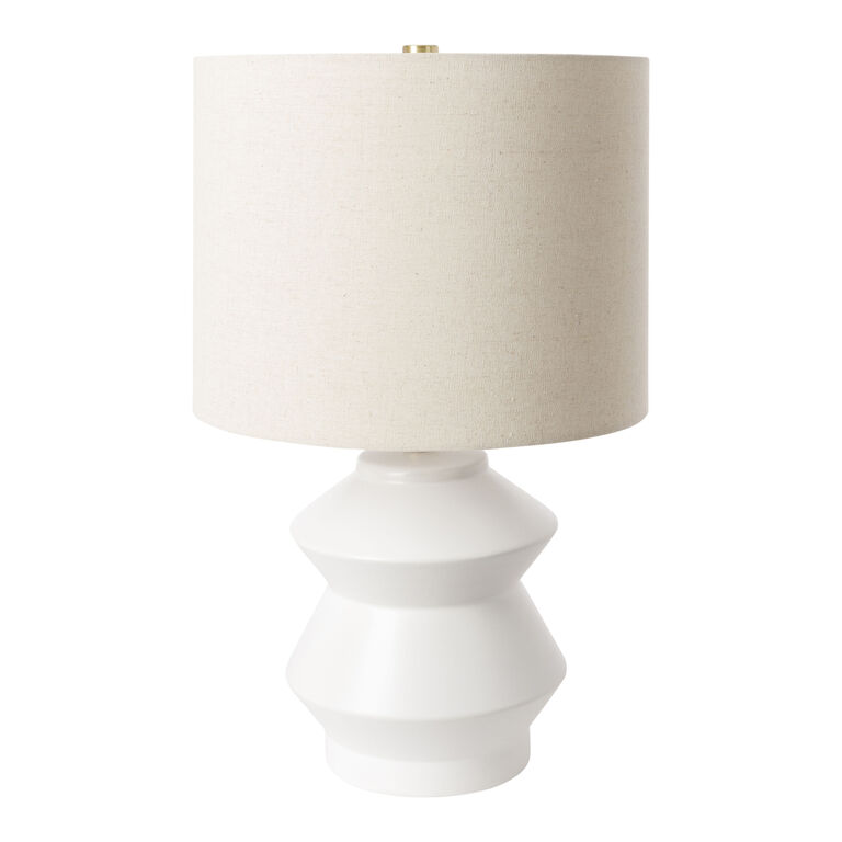 Orsman Ceramic Modern Stacked Table Lamp image number 1