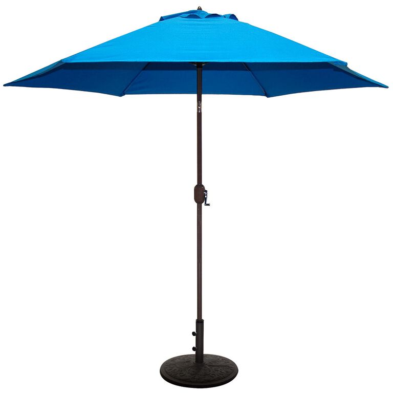 Solid 9 Ft Tilting Patio Umbrella image number 1