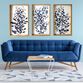 Blue Branches Framed Canvas Wall Art 3 Piece image number 1