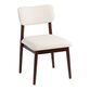 Ramona Ivory Split Back Upholstered Dining Chair Set of 2
