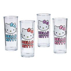 Hello Kitty Glitter Tumbler 4 Pack