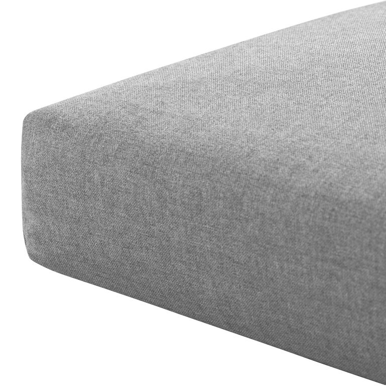 Sunbrella Slate Gray Cast Outdoor Chaise Lounge Cushion image number 2