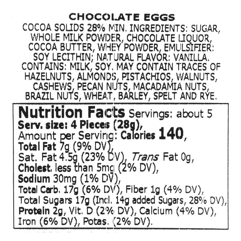 Laica Milk Chocolate Easter Eggs Mesh Bag Set Of 3 image number 2